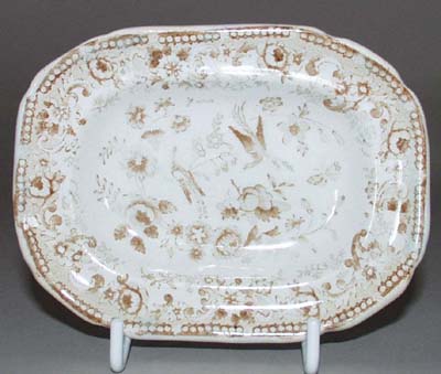 Toy Meat Dish or Platter c1840